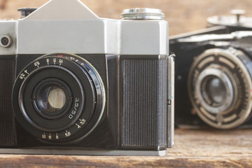 vintage photo cameras