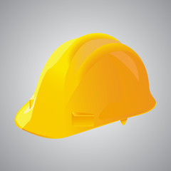Fototapeta premium Yellow protection helmet