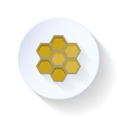 Honeycomb flat icon