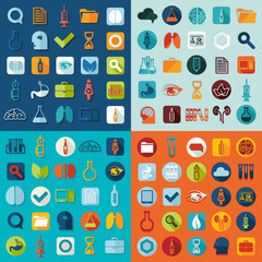 Set of medical icons