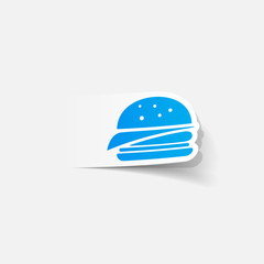 realistic design element: sandwich