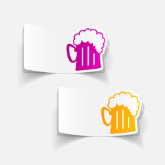 realistic design element: beer