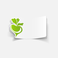 realistic design element: beet