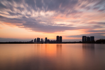Obraz premium Humber Bay at Sunset