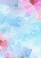Light blue abstract polygonal background