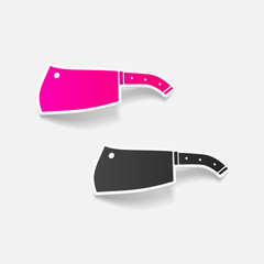 realistic design element: knife