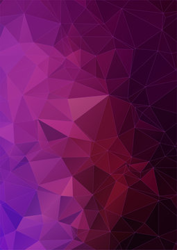 vibrant violet polygonal background