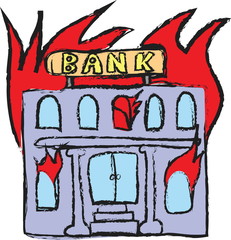 doodle Burning Bank
