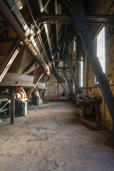 rusty industrial ruine