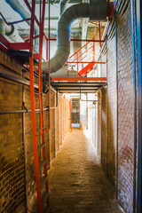 rusty industrial ruine