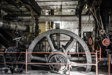 rusty industrial ruine