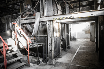 rusty industrial ruine