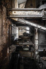 Fototapeta na wymiar rusty industrial ruine