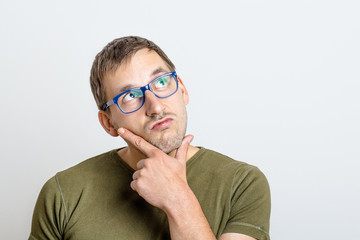 Young Man Thinking