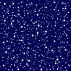Stars and snowflakes
