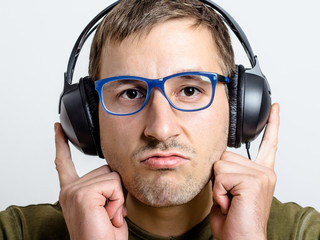 Young Man With Headphones