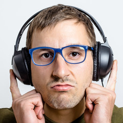 Young Man With Headphones