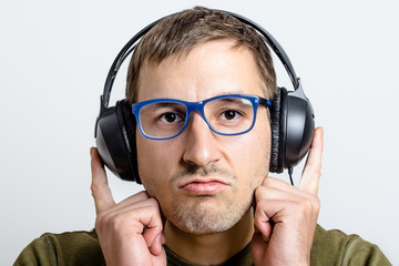 Young Man With Headphones