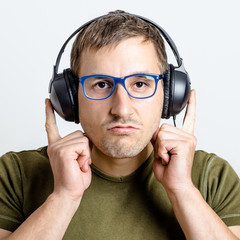 Young Man With Headphones