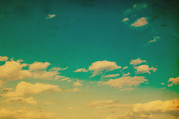 Fototapeta na wymiar cloud in blue sky