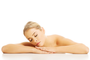 Fototapeta premium Beautiful spa woman