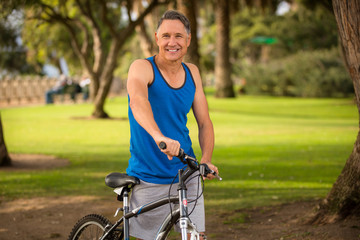 Athletic senior male