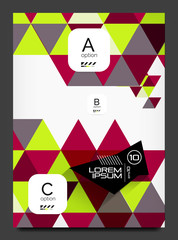 Abstract modern flyer - brochure template