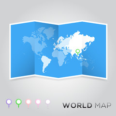 Fototapeta na wymiar map world
