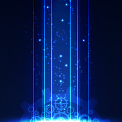 Obraz premium Abstract technology digital background, vector illustration