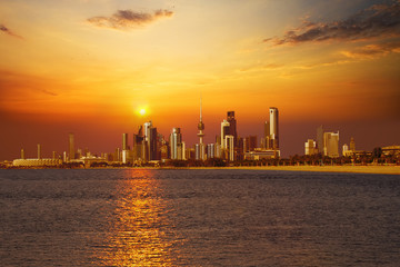 Naklejka na ściany i meble Kuwait City