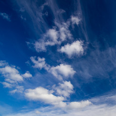 Obraz premium Blue sky background.