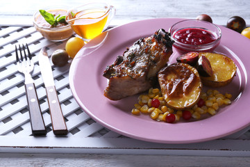 Grilled Lamb steak