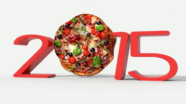 Anno nuovo 2015 con pizza movie