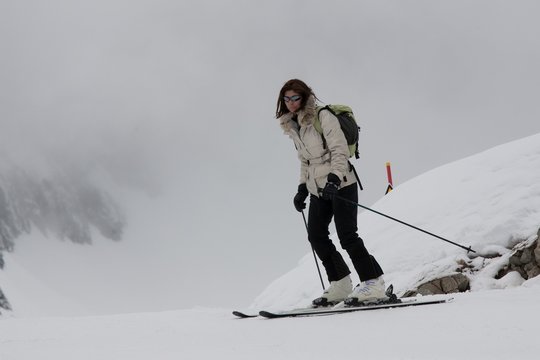 Sciare nella nebbia