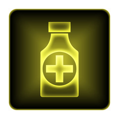 Pills bottle  icon