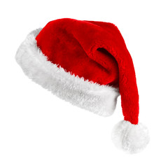 Santa red hat isolated in white background - 73509013