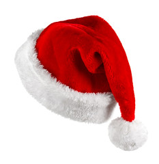 Santa red hat isolated in white background - 73509069