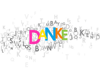 "DANKE" (Vielen Dank Schön Sehr Dankbarkeit Dankeskarten)
