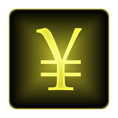 Fototapeta premium Yen icon