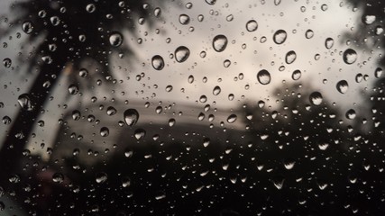 Lluvia, gotas de agua