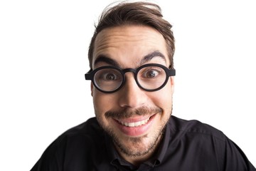 Portrait of a smiling businessman with glasses
