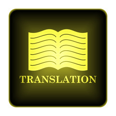 Translation book icon