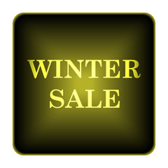 Winter sale icon