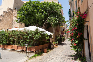 Fototapeta na wymiar Tipical italian street