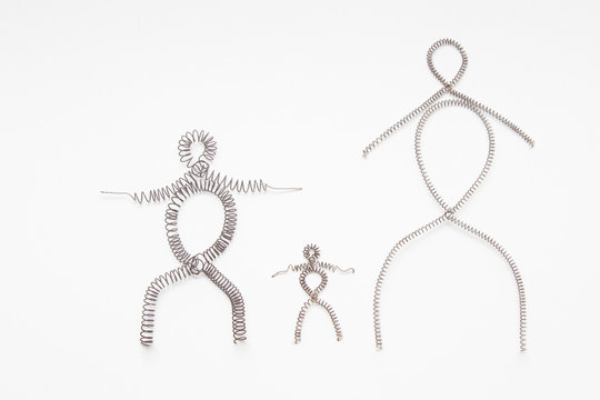 figures of men of wire