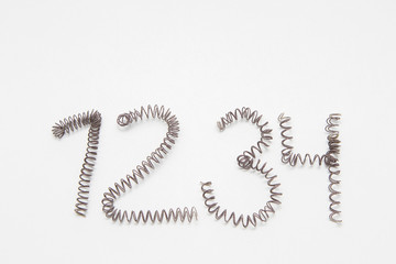 numbers of spiral wire