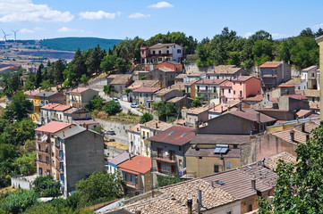 Fototapeta na wymiar Panoramic view of Pietragalla. Basilicata. Italy.