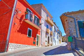 Alleyway. Pietragalla. Basilicata. Italy.