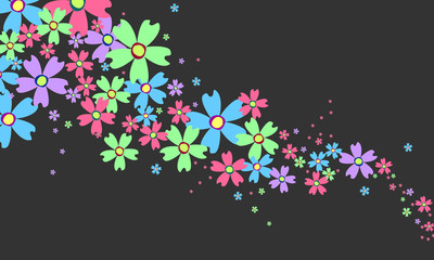 background with flowers