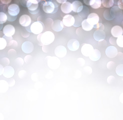 Obraz premium Silver christmas background.